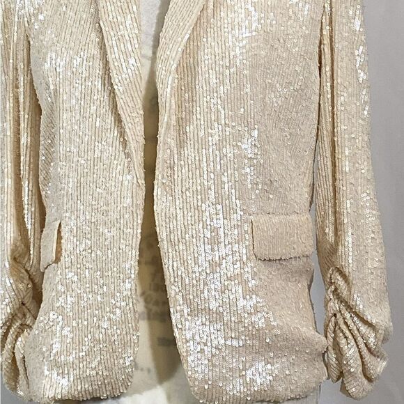 Generation Love Serafina Sequin Open-Front Blazer size S - Picture 7 of 14